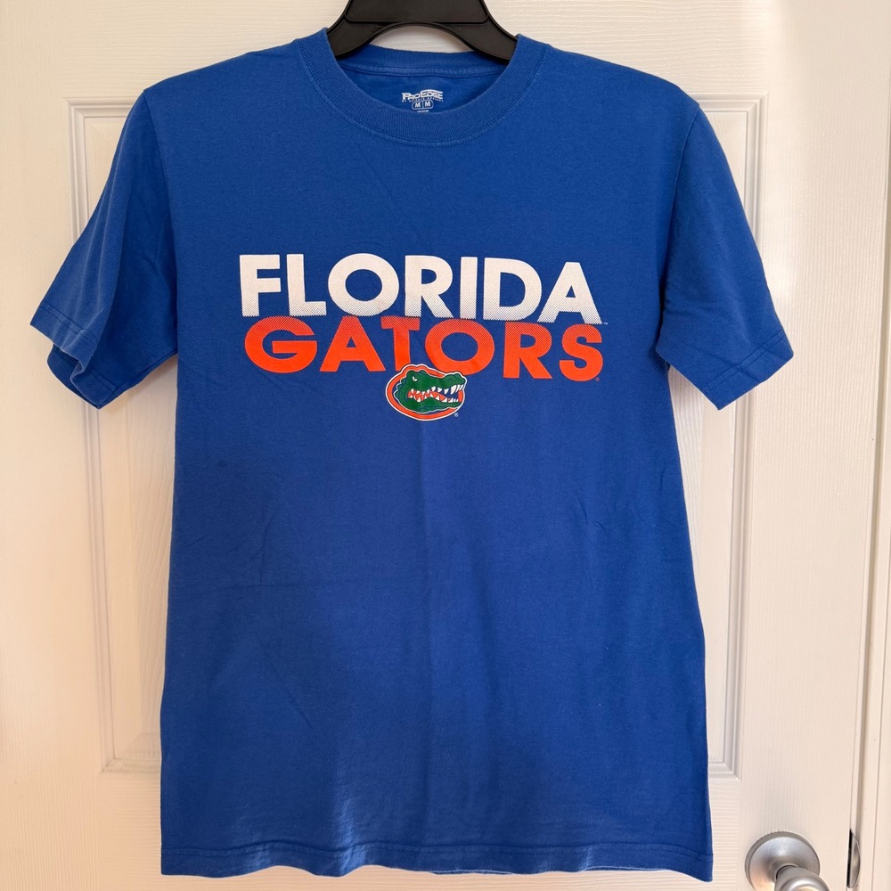 ProEdge Florida Gators T-Shirt Mens Medium Blue Graphic Tee NCAA Football